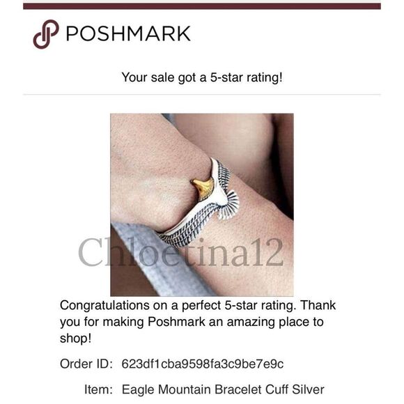 Eagle Mountain Bracelet Cuff Silver - Picture 4 of 6